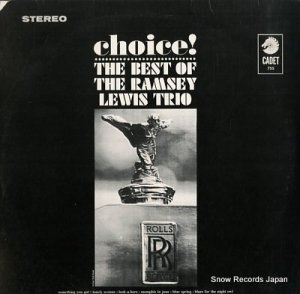 ॼ륤 choice! the best of the ramsey lewis trio LPS-755