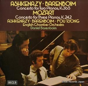 ダニエル・バレンボイム/ウラディーミル・アシュケナージ mozart; concerto for two pianos, k.365 SXL6716