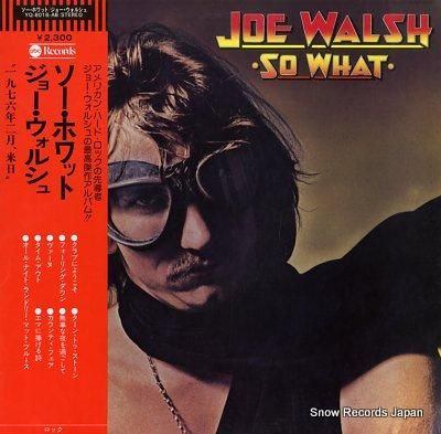 ジョー・ウォルシュ ソー・ホワ