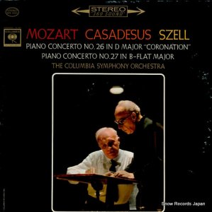 ١롦ɥ mozart; piano concerto no.26 "coronation" & 27 MS6403