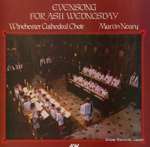 Ʋ evensong for ash wednesday ALH915