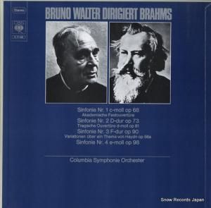 ֥롼Ρ륿 bruno walter dirigiert brahms S77402
