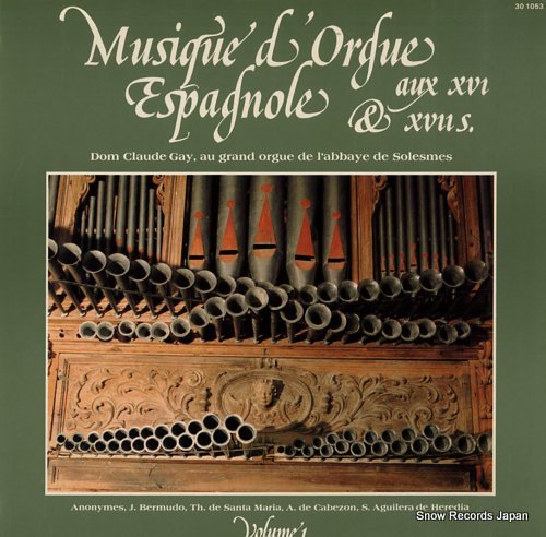 ɥ󡦥ɡ musique d'orgue espagnole aux xvi & xvii vol.1 301053 / S.619
