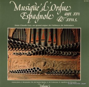 ɥ󡦥ɡ musique d'orgue espagnole aux xvi & xvii vol.1 301053 / S.619