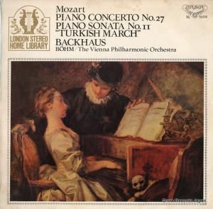 ウィルヘルム・バックハウス モーツァルト:ピアノ協奏曲第27番変ロ長調 SL1029