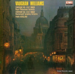 ѡ٥륰 vaughan williams; symphony no.4 & no.6 EMX4120721