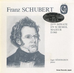 󥬡ǥ륰 schubert; 21 sonate en si bemol majeur d.960 CAL1689