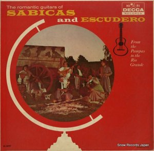 SABICAS AND ESCUDERO the romantic guitars of sabicas and escudero DL8897