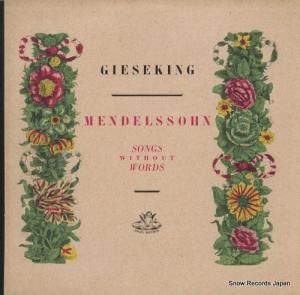 륿 mendelssohn; songs without words 35428