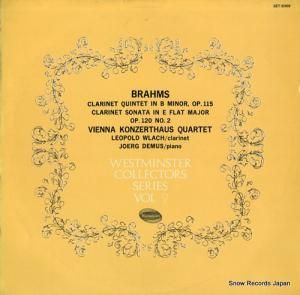 レオポルト・ウラッハ ブラームス:クラリネット五重奏曲ロ短調作品115 SET/6009