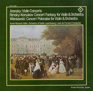 󡦥 arensky; violin concerto QTV-S34629