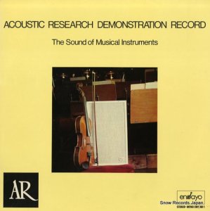 V/A acoustic research demonstration record vol.1 ENY/AR-1