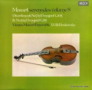 ウィリー・ボスコフスキー mozart; serenades volume 8 SXL6670