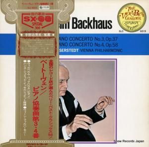 ウィルヘルム・バックハウス ベートーヴェン:ピアノ協奏曲第3番&4番 SLC6019