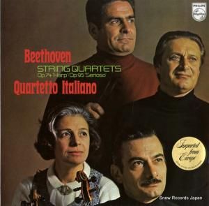 イタリア弦楽四重奏団 beethoven; string quartets "harp" / "serioso" 6500180