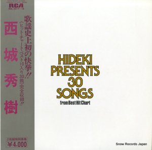 뽨 hideki presents 30 songs from best hit chart RHL-3017