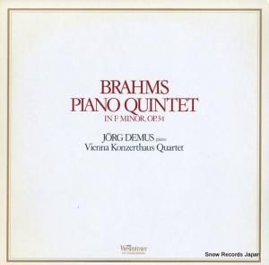 イエルク・デームス ブラームス:ピアノ五重奏曲ヘ短調作品34 VIC-5388