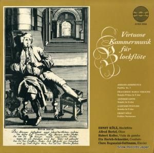 ERNST KOLZ virtuose kammermusik fur blockflote AVRS6356