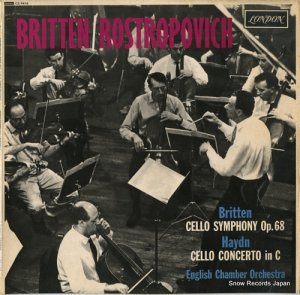 ٥󥸥ߥ󡦥֥ƥ britten; symphony for cello & orchestra CS6419