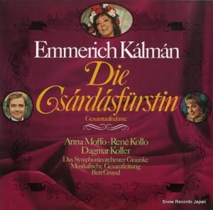 BERT GRUND kalman; die csardasfurstin 27190XDE