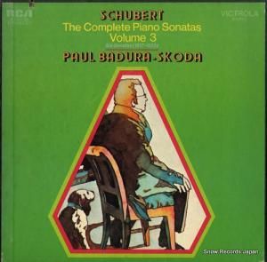 パウル・バドゥラ=スコダ schubert; the complete piano sonatas volume 3 VICS-6130