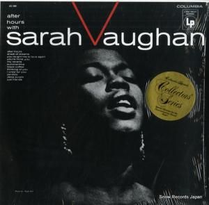 顦 after hours with sarah vaughan JCL660