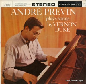 ɥ졦ץ andre previn plays songs by vernon duke S7558