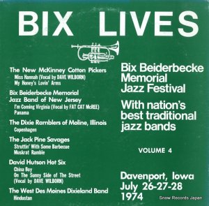V/A bix beiderbecke memorial jazz festival 1974 volume 4 BIXLIVESVOL4
