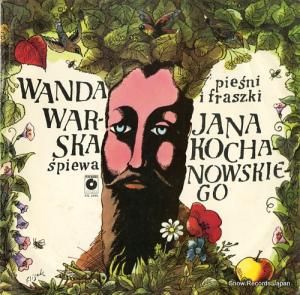 WANDA WARSKA jan kochanowski - piesni i fraszki SX1996
