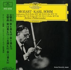 カール・ベーム モーツァルト:交響曲第8番、第9番、第10番、ニ長調、第11番 MG2234