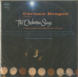 󡦥ɥ饴 carmen dragon conducts the orchestra sings P-8440