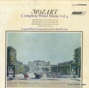 å֥饤ޡ mozart; complete wind music vol.4 CS6349