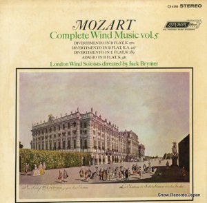 å֥饤ޡ mozart; complete wind music vol.5 CS6350