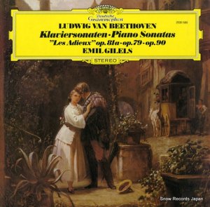 ߡ롦ꥹ beethoven; piano sonatas "les adieux" op.81aop.79op.90 2530589