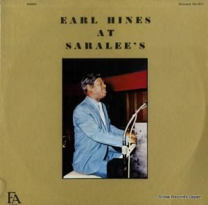 �����롦�ϥ��� earl hines at saralee's FA-1011