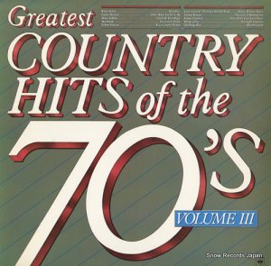 V/A greatest country hits of the 70's volume iii PC36969