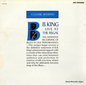 .. b.b. king live at the regal MCA-27006