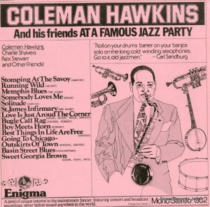 ޥ󡦥ۡ coleman hawkins and his friends at a famous jazz party ENIG302