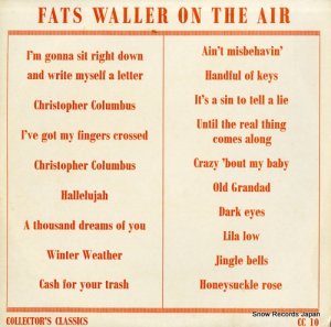 եåġ顼 fats waller on the air CC10