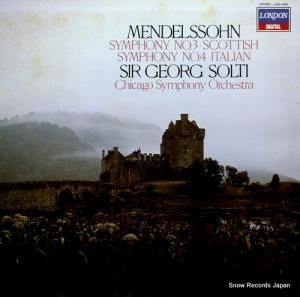 ゲオルグ・ショルティ メンデルスゾーン:交響曲第3番「スコットランド」 L28C-1965
