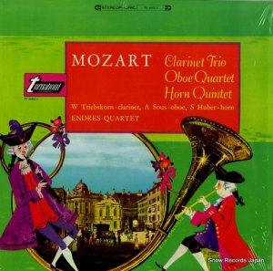 ȥ쥹ͽ mozart; clarinet trio, oboe quartet, horn quintet TV34035S