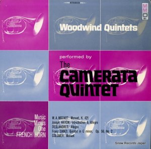 THE CAMERATA WOODWIND QUINTET music minus one french horn MMO161