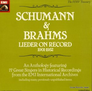 V/A schumann & brahms lieder on record 1901-1952 RLS1547003