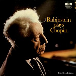 ȥ롦롼ӥ󥷥奿 rubinstein plays chopin SER5692