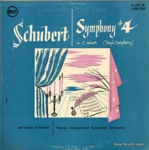 VIENNA TONKUENSTLER SYMPHONY ORCHESTRA schubert; symphony no.4 in c minor "tragic symphony" M200-18/