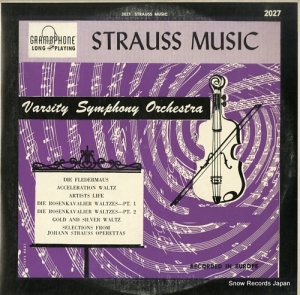 VARSITY SYMPHONY ORCHESTRA strauss music GRAMOPHONE2027