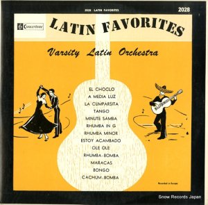 VARSITY LATIN ORCHESTRA latin favorites CONCERTONE2028