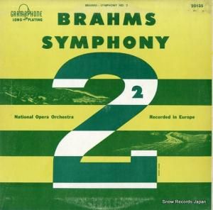 ʥʥ롦ڥ顦ȥ brahms; symphony no.2 GRAMOPHONE20135