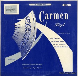 󥸥 bizet; complete arias from the opera carmen ROYALE1204