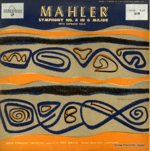 ȡС mahler; symphony no.4 in g major with soprano solo GRAMOPHONE20199